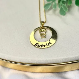 CORRENTE PERSONALIZADO EXPRESS COM NOME E CRIANÇA