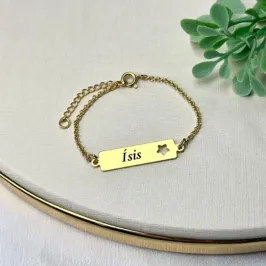 PULSEIRA INFANTIL PERSONALIZADO EXPRESS DE ESTRELA VAZADA