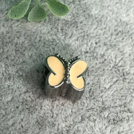 BERLOQUE AÇO BORBOLETA BEGE