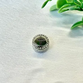 BERLOQUE SEPARADOR REDONDO E CRUZ NO CENTRO