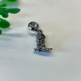 BERLOQUE PENDURICALHO BOTA COM DETALHES CRISTAL