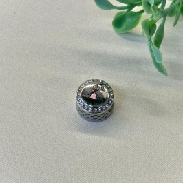 BERLOQUE SEPARADOR MENINA BORDA CRAVEJADO CRISTAL