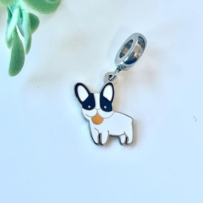 BERLOQUE PENDURICALHO CACHORRO BRANCO