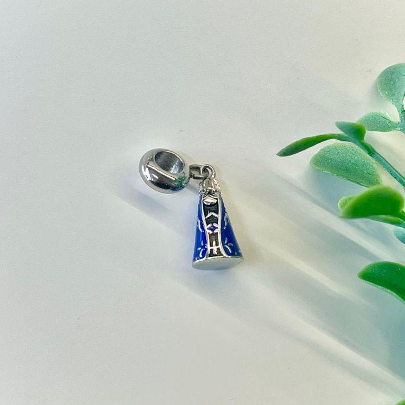 BERLOQUE PENDURICALHO NOSSA SENHORA AREDONDADO MANTO AZUL