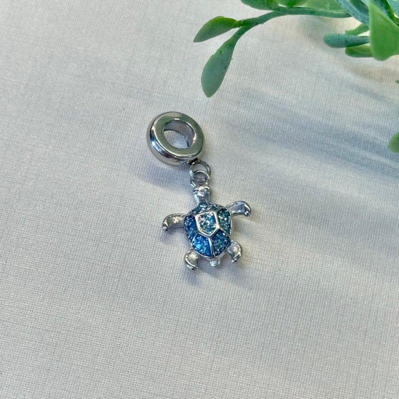 BERLOQUE PENDURICALHO TARTARUGA AZUL