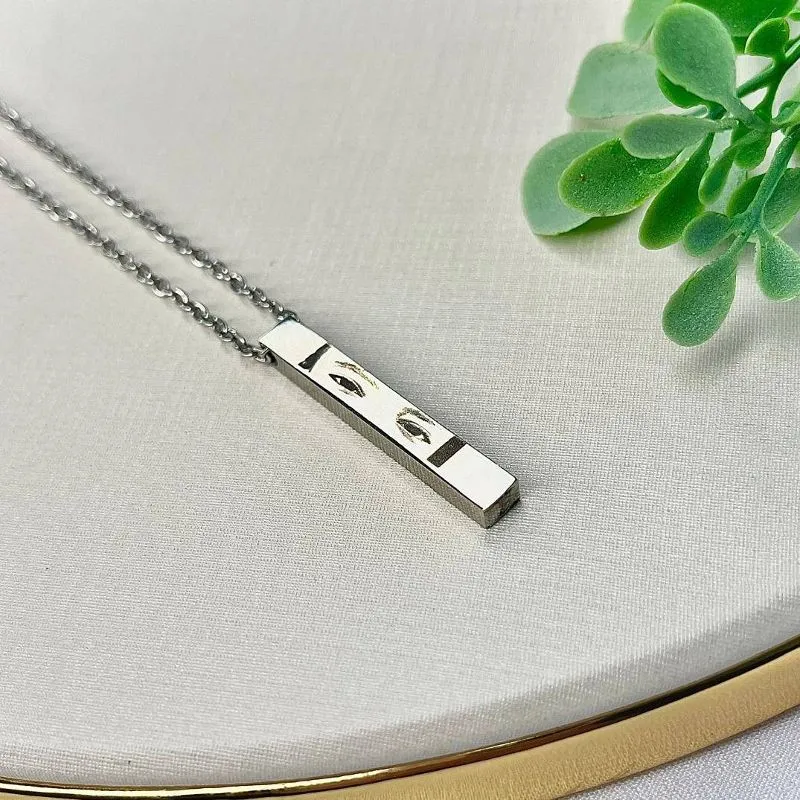 CORRENTE PERSONALIZADO EXPRESS SEU OLHAR AÇO INOX